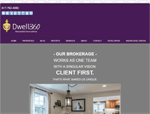 Tablet Screenshot of dwell360.com